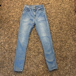 BDG light wash skinny jeans!